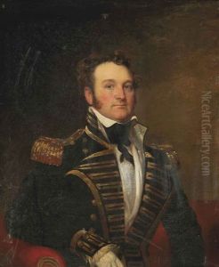 Portrait Of A Royal Naval Officer In Uniform