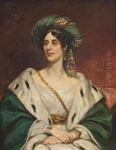 Portrait Of A Lady, Traditionally Identified As Mrs. Henry Preston, In Oriental Costume