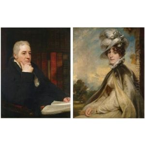 Portrait Of William Miller (+his Wife Susanna Chapman; Pair)