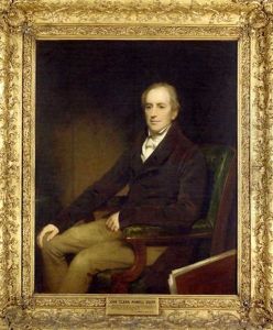 Portrait Of John Clark Powell Seated With Folio Inscribed "london Assur/corporation" Leaning Against His Chair