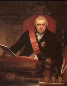 Portrait Of Sir Joseph Banks (1743-1820) by Thomas Phillips