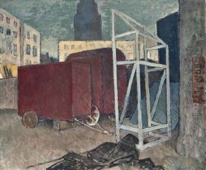 Square At Ostend, Evening by Glyn Warren Philpot