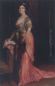 Portrait Of Muriel Muirhead by Glyn Warren Philpot