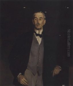 Portrait Of A Gentleman Wearing Glasses