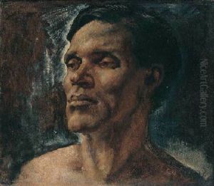 Head Of A Man by Glyn Warren Philpot