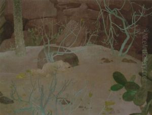 A Garden In The Desert (souvenir Of Matma'a)
