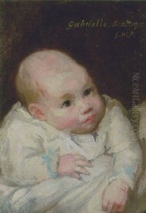 Portrait Of The Artist's Niece Gabrielle, As A Baby