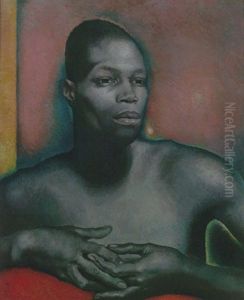 Negro With Folded Hands