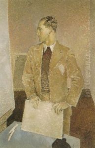 Portrait Of Vivian Forbes by Glyn Warren Philpot