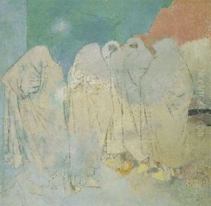 Group Of Women, Marrakesh by Glyn Warren Philpot