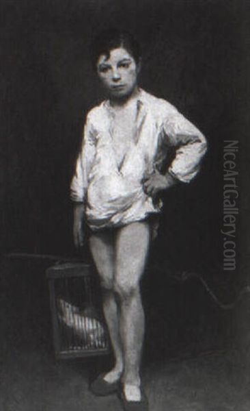 The Boy With A Rat - view 1