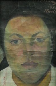 Girl Head (study - The Artist's Wife) by Alexandru Phoebus