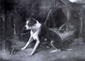 Defending The Pups by Edward Robert Physick