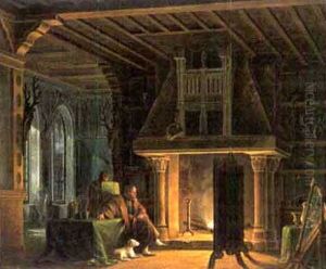 Am Warmenden Feuer by Giovanni Battista (Johann Baptist) Pian