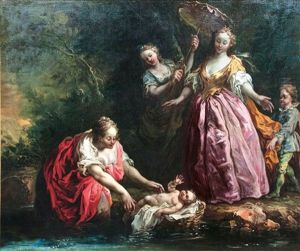 Auffindung Des Mose-knaben by Giuseppe Antonio Pianca