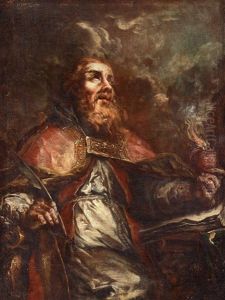 St. Augustinus With The Burning Heart