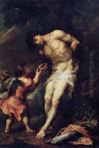 S. Sebastiano E L'angelo by Giuseppe Antonio Pianca