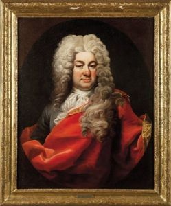 Ritratto Di Nobiluomo Con Manto Rosso