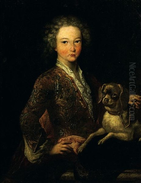 Portrait D'enfant Et Son Chien - view 1