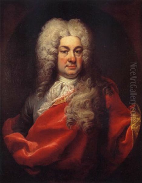Portrait De Gentilhomme A La Draperie Rouge - view 1