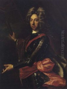 Ritratto Del Principe Eugenio Di Savoia, Insignito Del Toson D'oro Per La Vittoria Riportata A Vienna Sull'esercito Turco by Giovanni Maria delle, called Mulinaretto Piane