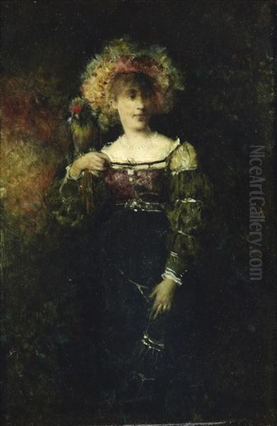 Femme Au Perroquet - view 1