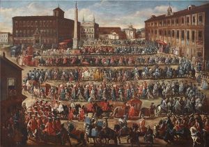 The Ceremony Of The Possesso Of Clemente Xi