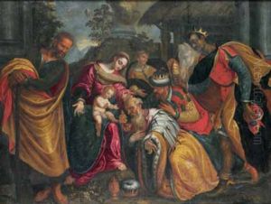 L'adorazione Dei Magi by Paolo Piazza
