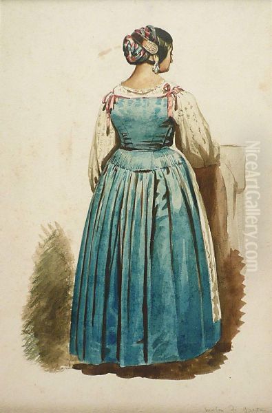 Italienne De Dos. - view 1