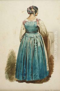Italienne De Dos. by Guillaume Bodinier
