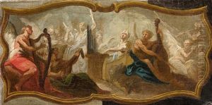 Himmelskonzert, Studie by Giovanni Battista Piazzetta