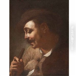 Man Holding A Staff