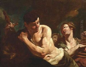 David Mit Dem Haupte Goliaths by Giovanni Battista Piazzetta