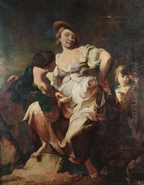 The Fortune-teller by Giovanni Battista Piazzetta
