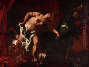 Joseph Und Potiphars Weib by Giovanni Battista Piazzetta