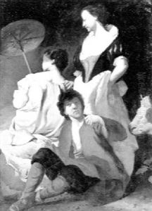 A Walk In The Country by Giovanni Battista Piazzetta