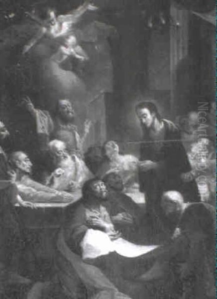 Christ Administering Communion To The Apostles - view 1