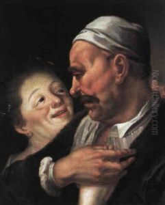 Das Ungleiche Paar by Giovanni Battista Piazzetta