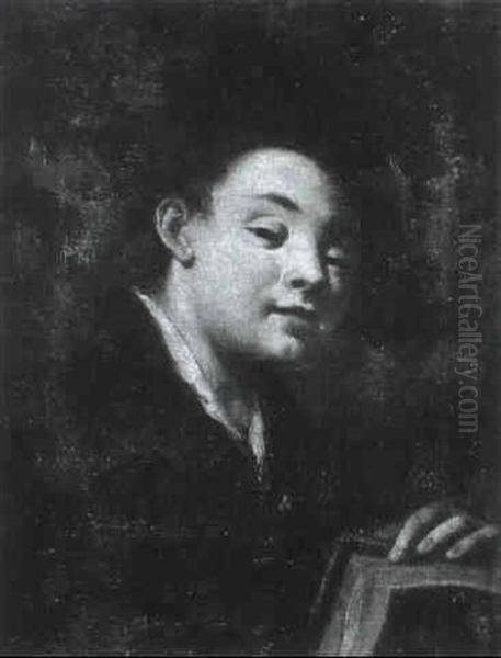 Portrait D'un Jeune Homme Avec Un Livre - view 1