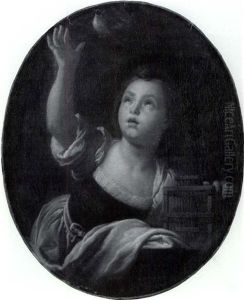 Lost Innocence; A Girl Releasing A Bird by Giovanni Battista Piazzetta