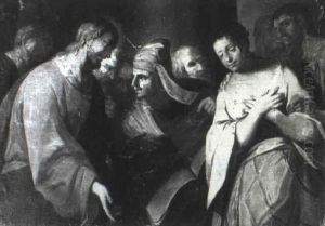 Christus Und Die Ehebrecherin by Giovanni Battista Piazzetta