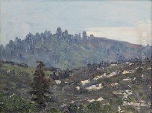Ben Lomond Mountains by Gottardo Piazzoni