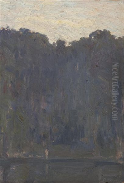 Trees At The Water's Edge - view 1