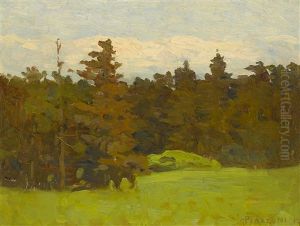 Edge Of Forest by Gottardo Piazzoni