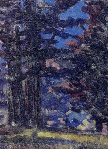 Through The Trees, Kentfield by Gottardo Piazzoni