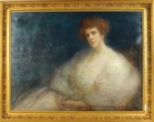 Portrait Of Alberta Macleod Leggett by Georges Picard