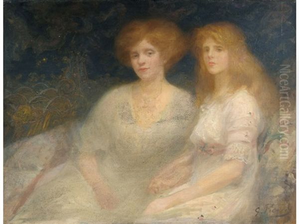 Portrait Of A Mother And Daughter - view 1