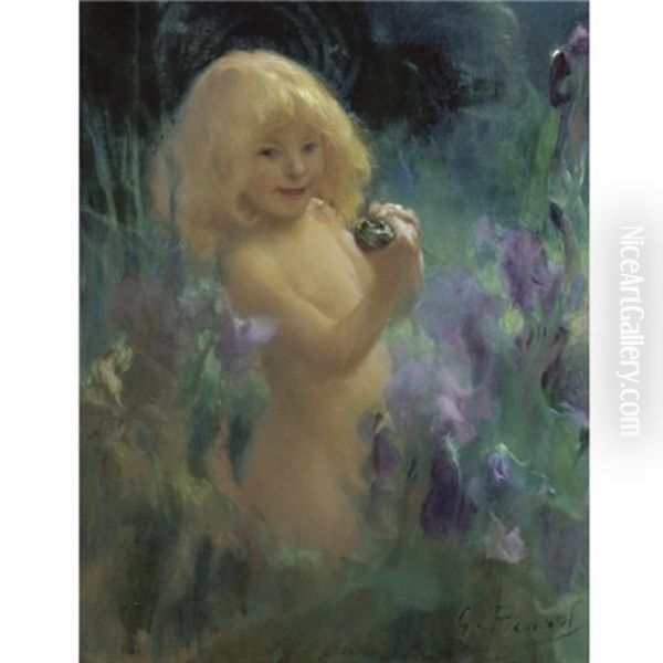 Girl With A Frog - view 1