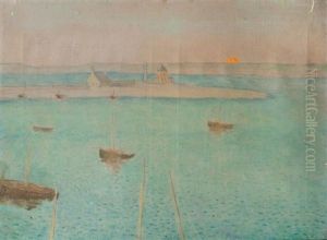Lever De Soleil A Camaret by Louis Picard