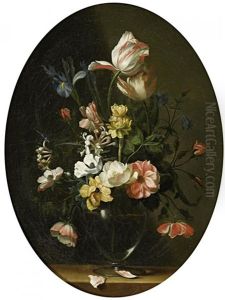 Blumenstucke In Glasvasen (2 Works)